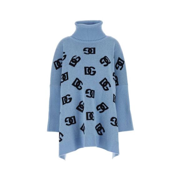 Dolce & Gabbana Women Embroidered Wool Poncho